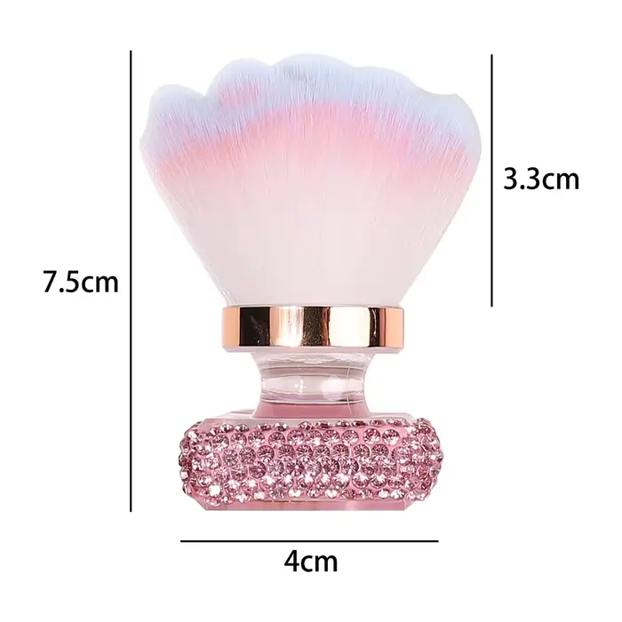 Brosse à tête de Rose en diamant pour Nail Art