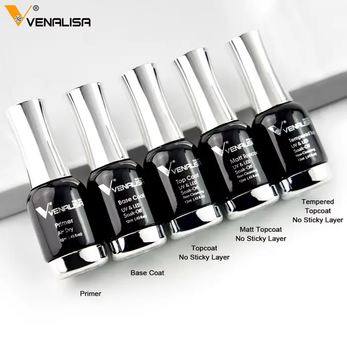 12ml Venalisa TPO FREE Top Coat Trempé Sans Résidu Longue Durée