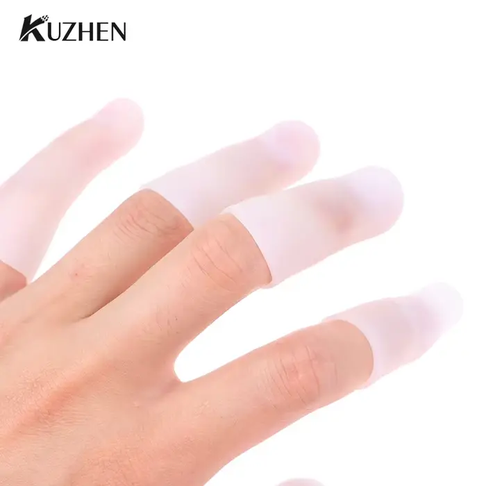 Gants de protection en silicone pour doigts, 10 pièces