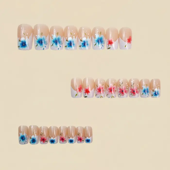 Faux ongles moyens pour femmes et filles