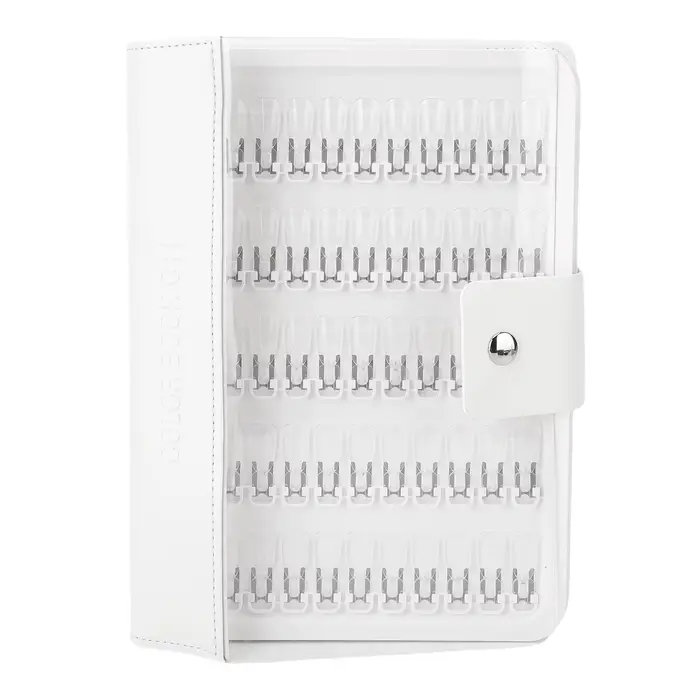 Livre d'échantillons de couleurs pour ongles, 150 couleurs, avec faux ongles transparents, couvertur