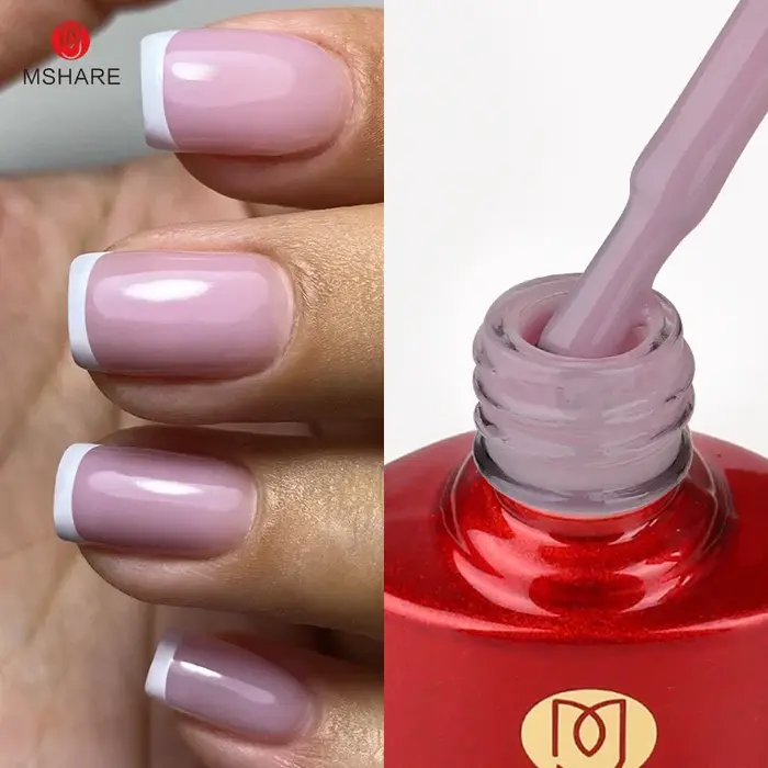 MSHARE lait blanc laiteux Base Gel vernis Camouflage couleur caoutchouc