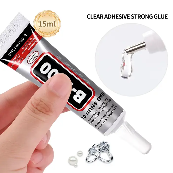 Super bain Nail bal inestone Glue, UV Adhesive, Crystal Gems, Diamond Glue avec illac Nail Tool, Mul