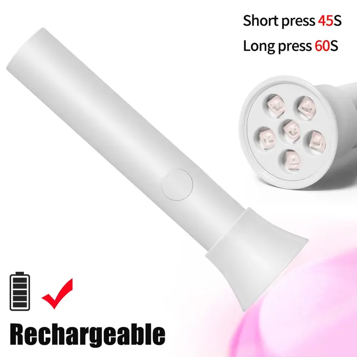 Mini lampe à ongles aste sans fil pour gel à durcissement rapide