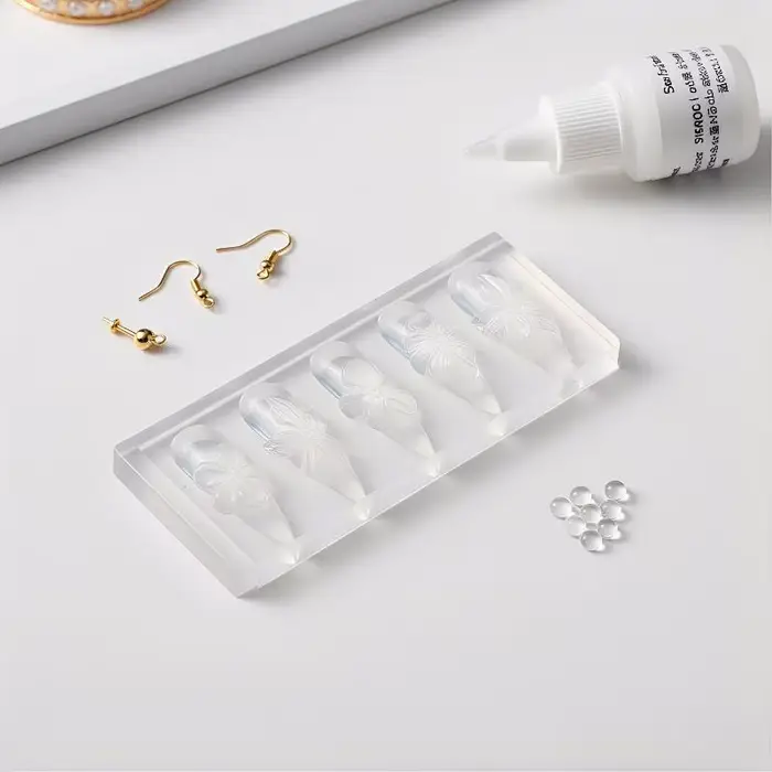 Moule en silicone 3D pour ongles