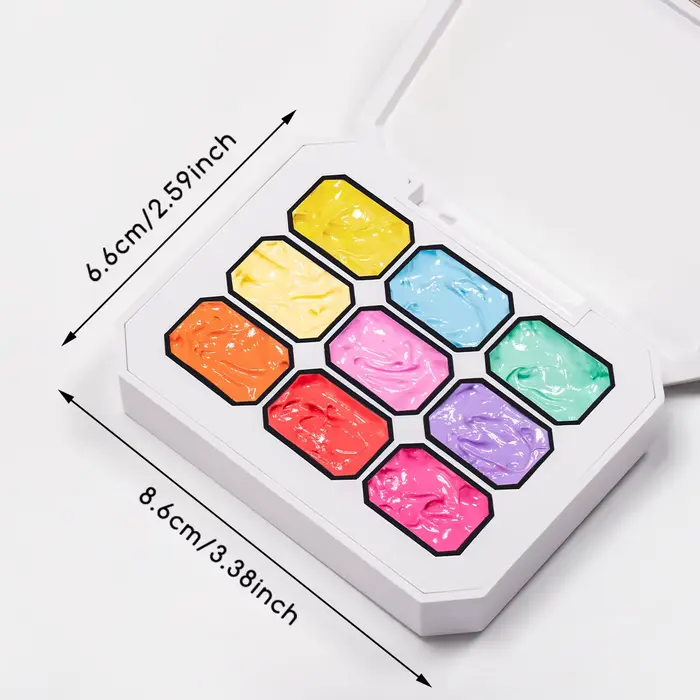 Ensemble de vernis à ongles en gel pour peinture Macaron 9 couleurs