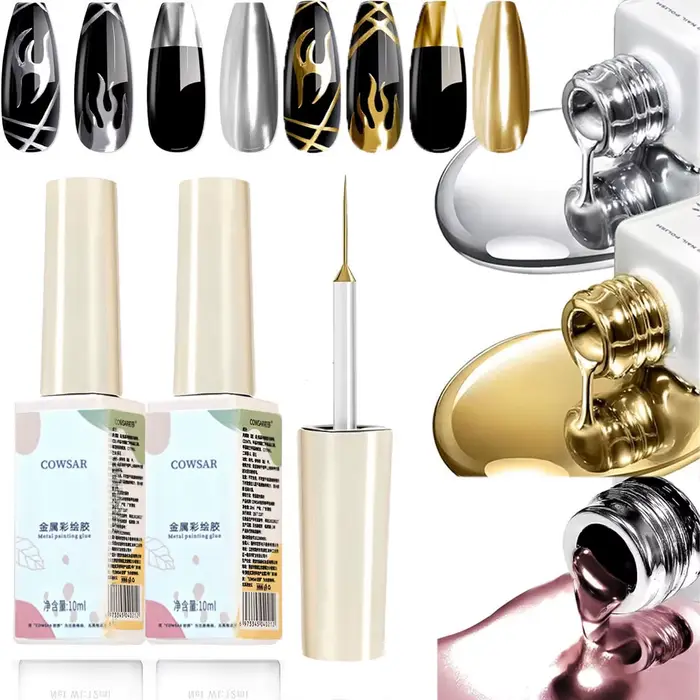Vernis à ongles Gel à paillettes réfléchissantes 5D