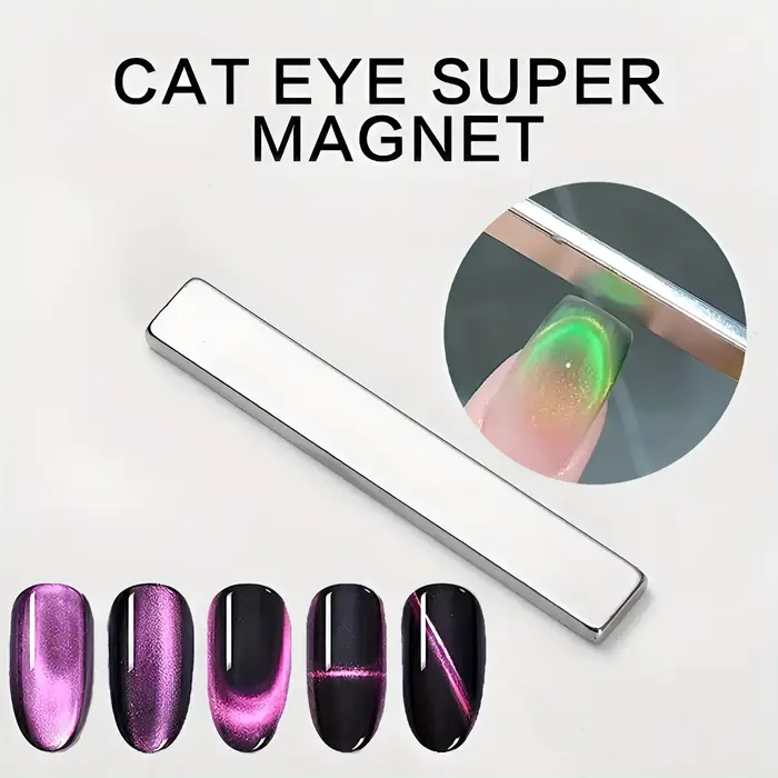 Stylo magnétique pour Nail Art, peinture 3D œil de chat, Design d'art des ongles, baguette magnétiqu