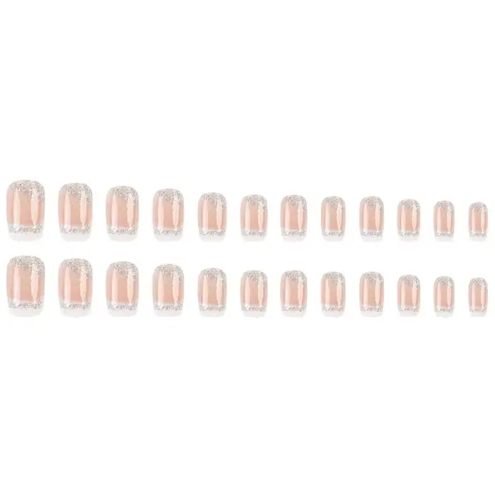 24 pièces faux ongles avec Design