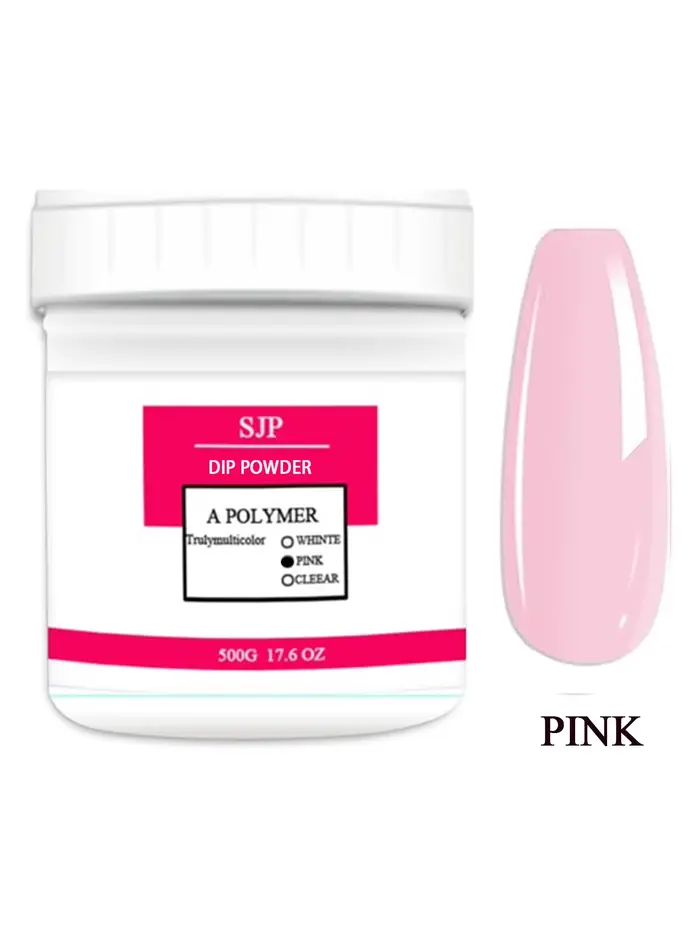Poudre acrylique pour ongles 500 G, poudre acrylique nue pour ongles, qualité de Salon longue durée,