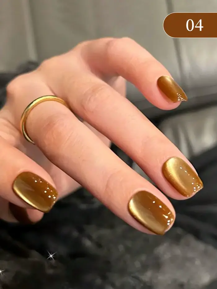 Gel à ongles effet œil de chat réfléchissant 6 couleurs
