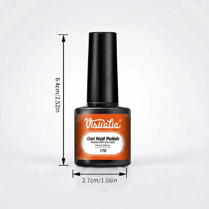 Orange monocolore - vernis à ongles gel