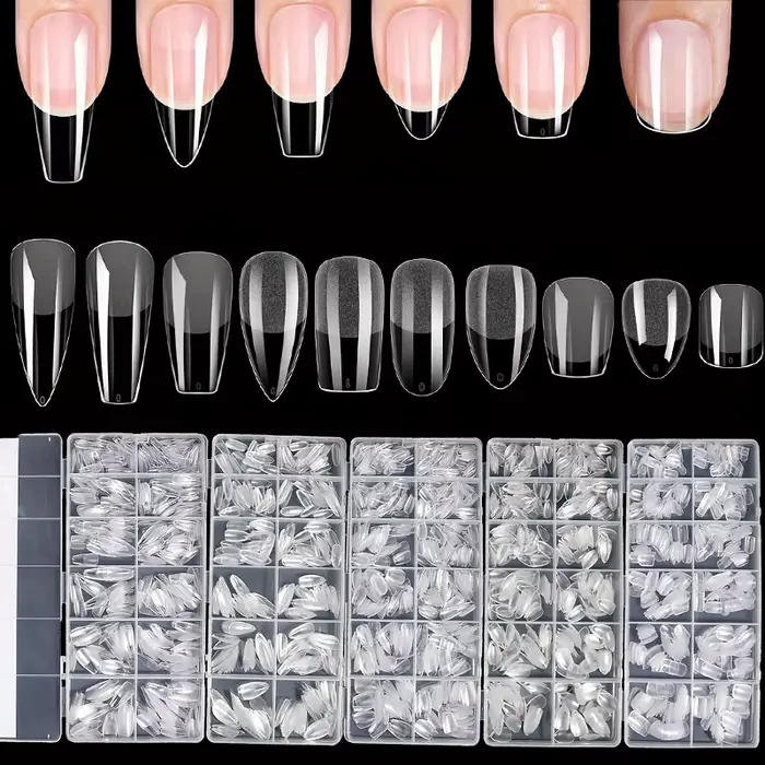 600 morceaux de faux ongles