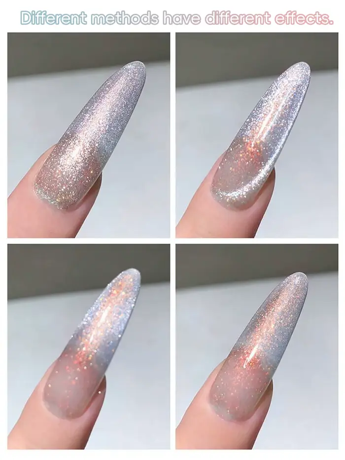 Vernis à ongles gel neige poire glace pilée