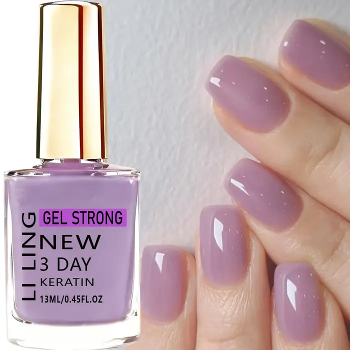 Icy Sheer Light Purple Nail Hardener - Nouveauté Printemps/Été - Séchage à l'air, manucure rapide, u