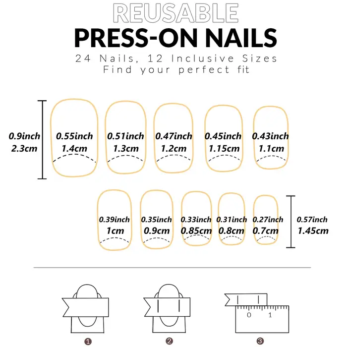 Colle pour faux ongles en acrylique, 24 pièces, courte, carrée, brillante, chat noir, pâte dégradée