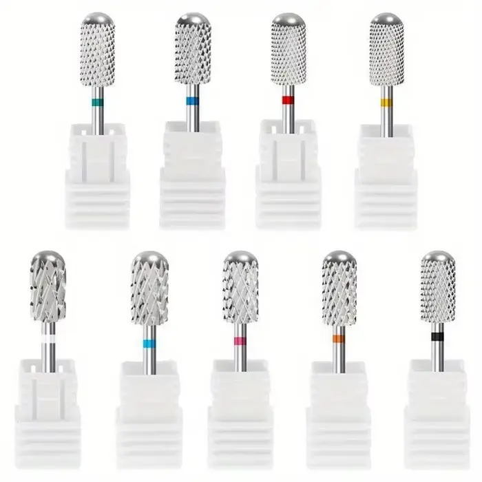 Foret à ongles en carbure de tungstène, 1 pièce, fraise rotative, coupe-ongles, perceuse électrique 
