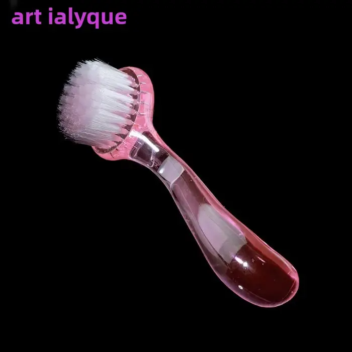 Brosse de nettoyage pour Nail Art, avec capuchon, nettoyeur de poussière pour ongles et orteils, out