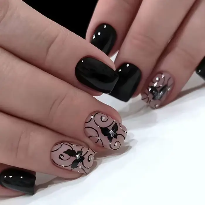Faux Ongles Courts à Presser pour la Saison Printemps Été