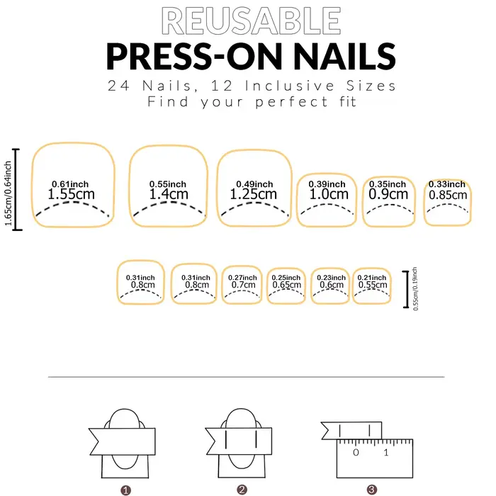 24 pièces presse sur les ongles français pointu rose faux