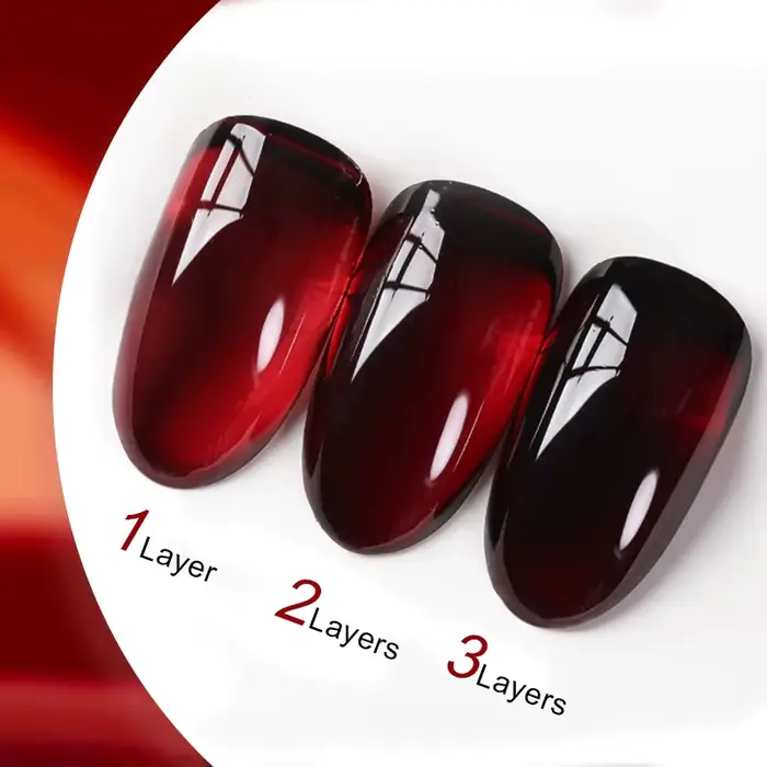 UR SUGAR 15ml vernis à ongles Gel gelée rouge sang couleur translucide cristal nu Gel