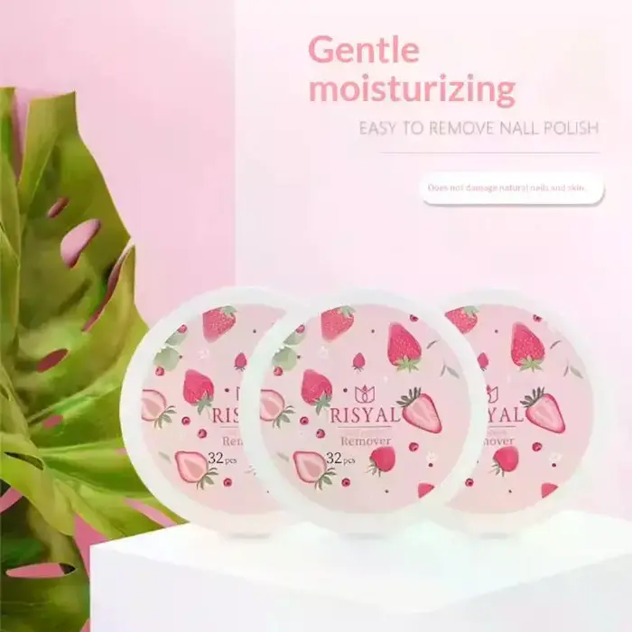 Fournitures jetables pour l'élimination des ongles, 32 pièces/boîte, naturel et sûr, serviette pour enlever la colle, outils de manucure