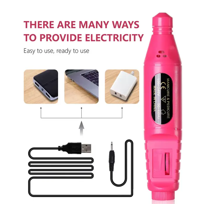 Ensemble de ponceuse à ongles électrique
