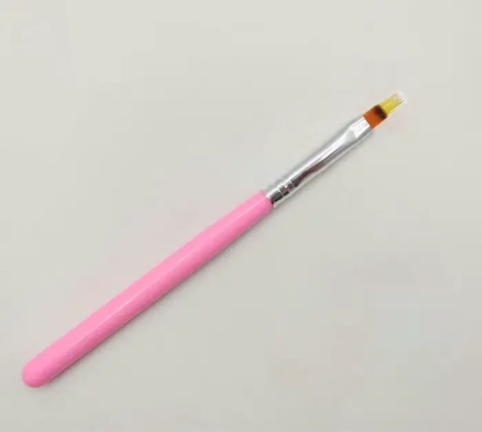 1-2 pièces Outils pour ongles : Pinceau à ongles, Applicateur de poudre dentelé, Applicateur noir, S