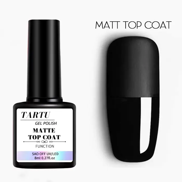 Ensemble de Nail Art en Gel fonctionnel de 8Ml, avec couche de Base et couche de finition en diamant