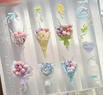 Moule en silicone 3D pour nail art
