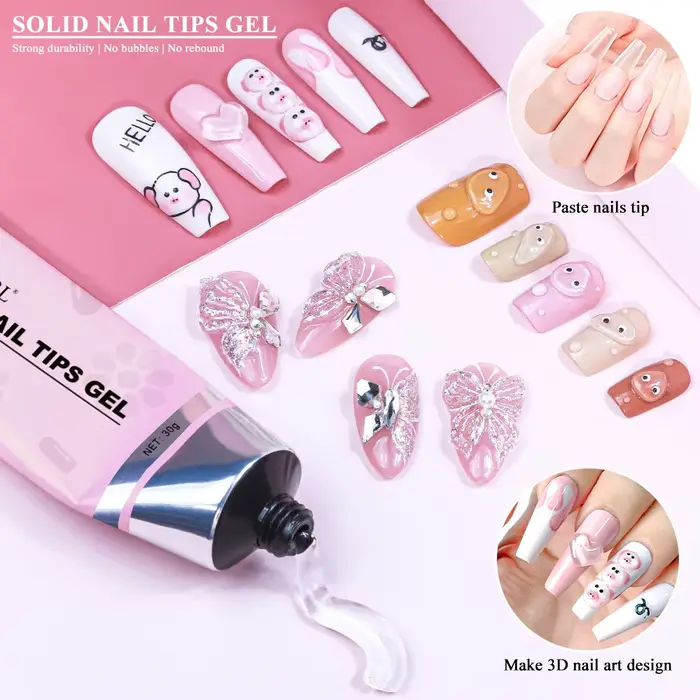 LIMEGIRL 20 ml/30 ml forte ongles conseils colle Gel UV