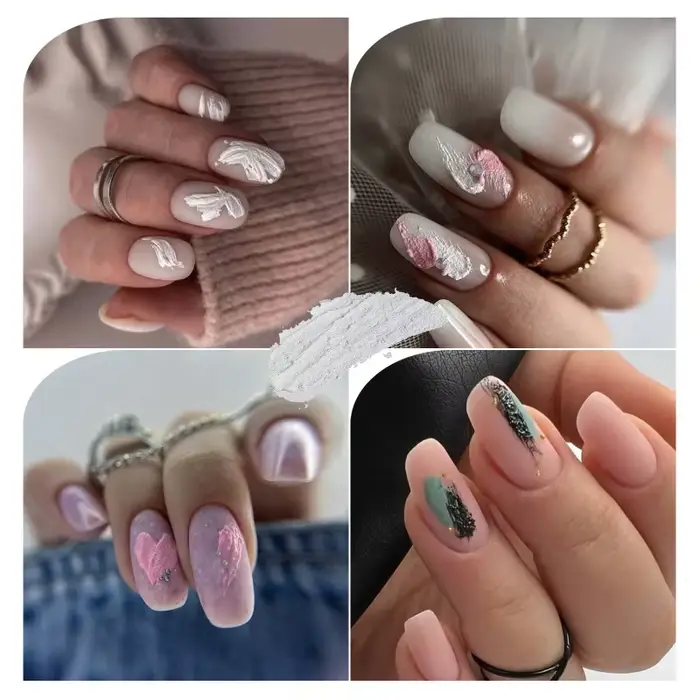 Gel vernis à ongles solide en gypse pour effet de sculpture 3D