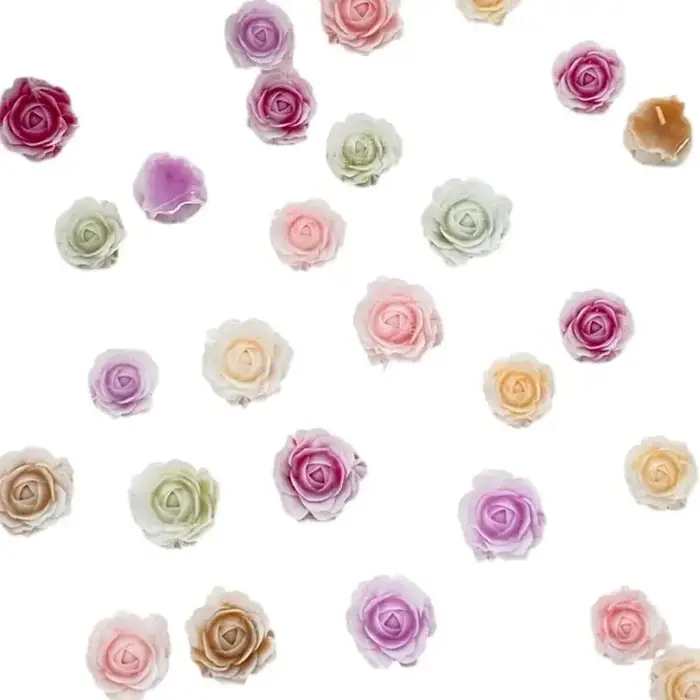 831E 50pcsdecorez vos ongles avec des accessoires rose en résine adaptés aux amateurs