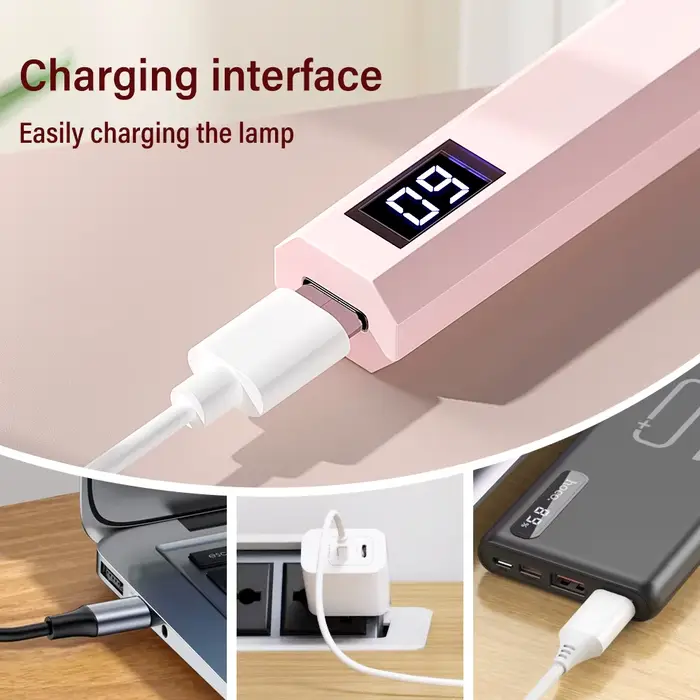 YIKOOLIN Mini lampe UV portative de séchage des ongles en Gel rapide pour les outils de Salon à domi