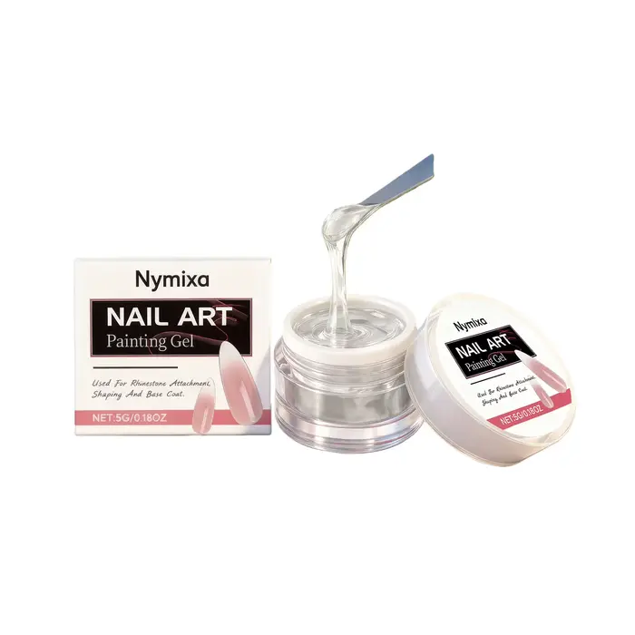 Colle à ongles transparente - Application facile pour les débutants, formule à séchage rapide, natur