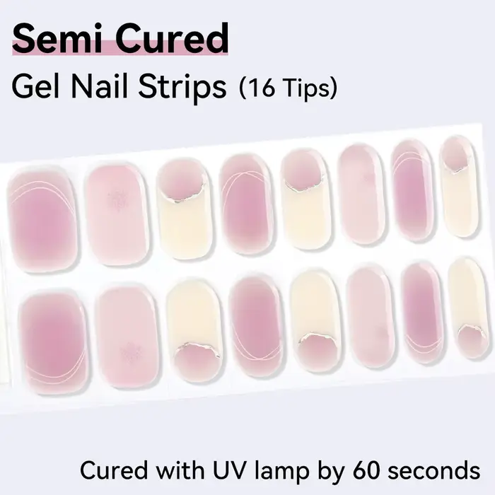 Autocollants pour ongles en Gel Semi-durci pour la saint-valentin