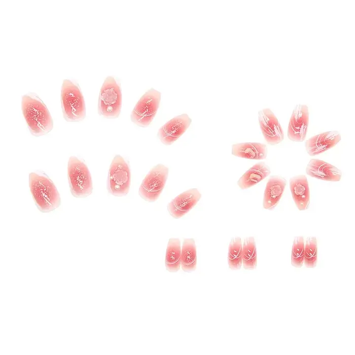 Pearl Instituts-Verhéritage à ongles rose brillant pour manucure