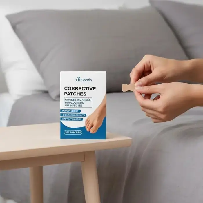 100 Patchs de Réparation des Ongles des Pieds Gris, pour Mycose, Épaississement, Infection de la Paronychie, Autocollants de Correction des Ongles des Mains, Ongles Incarnés