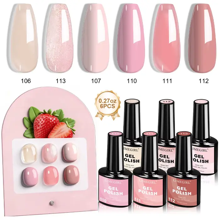 LIMEGIRL – vernis à ongles en Gel, série jaune ananas, vernis semi-permanent UV, kit de vernis à ong