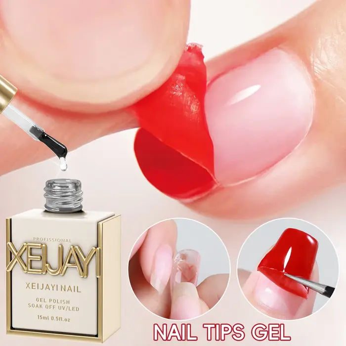 XEIJAYI 15 ml Vernis Gel UV LED Soak Off – Gel Doux et Sans Dommage