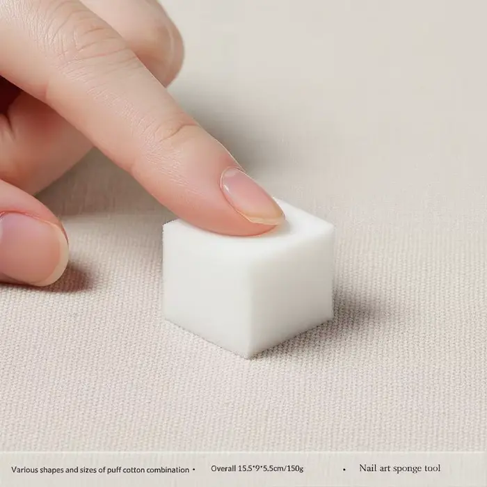Kit d'éponges carrées pour nail art