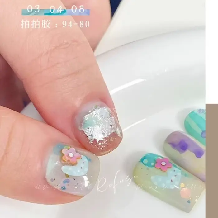 Vernis à ongles Gel fleuri