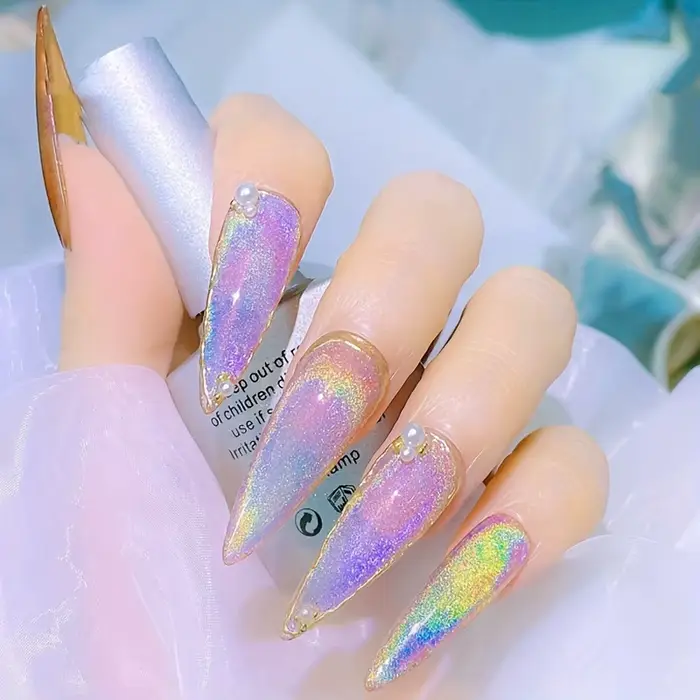 Vernis à ongles Gel magnétique œil de chat arc-en-ciel