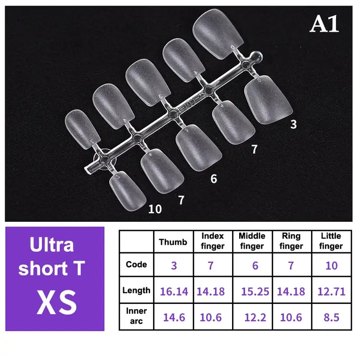 100 pièces/boîte faux ongles Transparent presse sur les ongles couverture faux ongles conseils forme