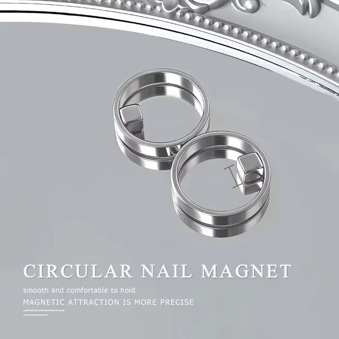 Nouvel aimant circulaire pour ongles effet œil de chat