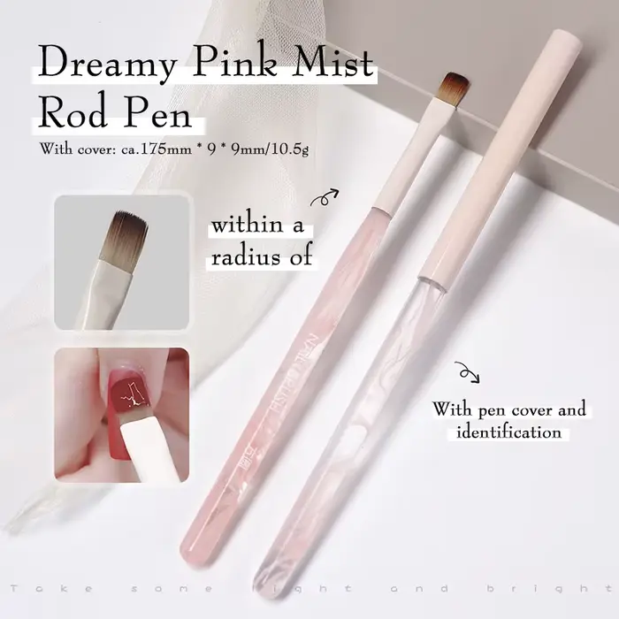 Stylo de photothérapie multifonctionnel pour colle Nail Art, brosse pour Gel UV, acrylique, manucure