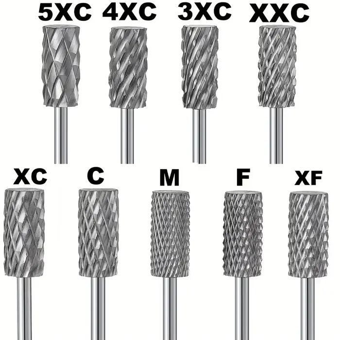 Forets à ongles en acier au tungstène, limes à ongles, accessoires professionnels pour outils de man