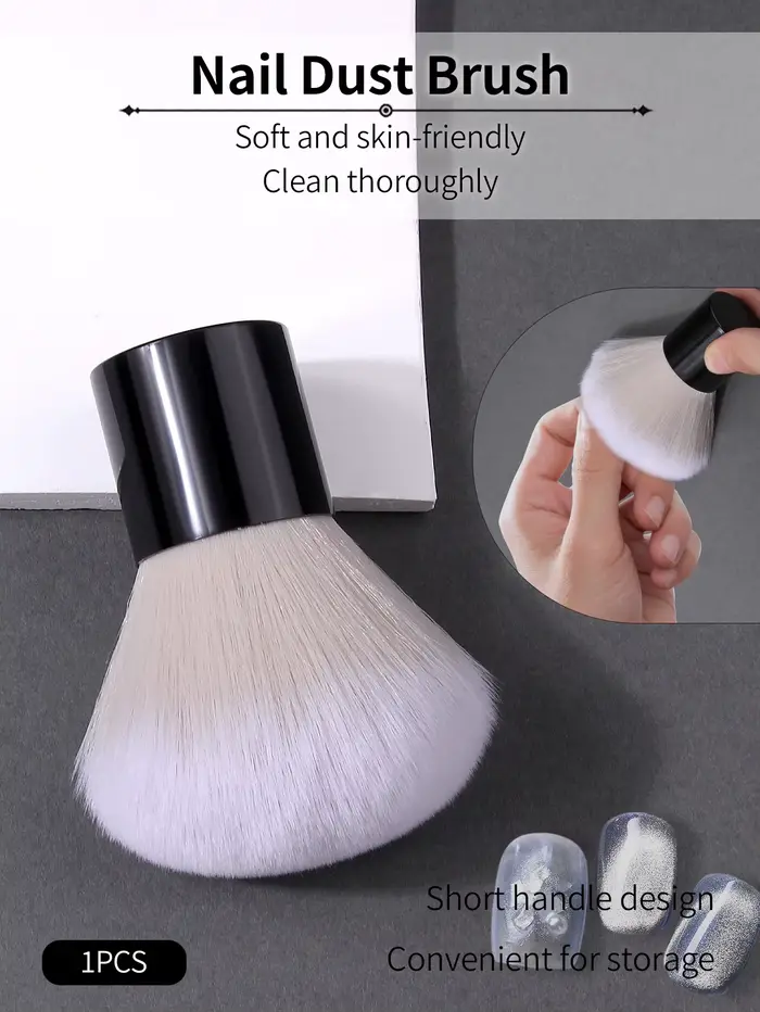 Brosse douce en forme de champignon pour la manucure