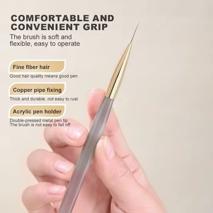 Pinceaux de revêtement pour Nail Art
