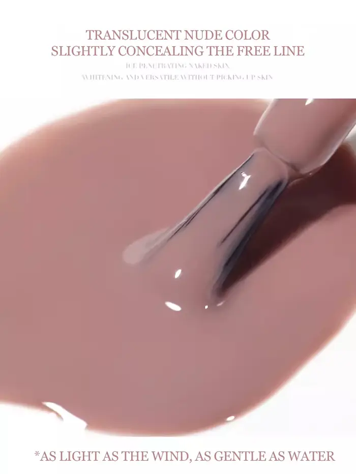 1-30 pièces PSK Vernis à ongles couleur rose nude, transparent effet glace, couleur naturelle, Nouve